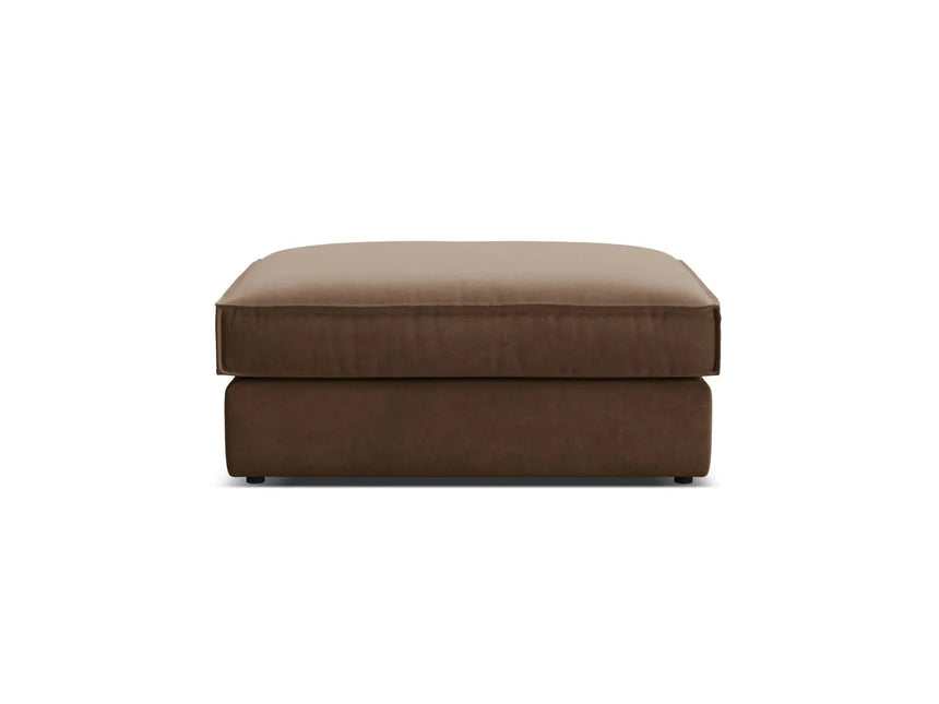 Pola Pouf aus Samt in Schokolade (Salvador 4), 103x78 cm von Micadoni – Bild 3