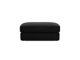 Pola Pouf aus Samt in Schwarz (Salvador 19), 103x54 cm von Micadoni – Bild 3