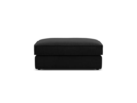 Pola Pouf aus Samt in Schwarz (Salvador 19), 103x54 cm von Micadoni – Bild 3