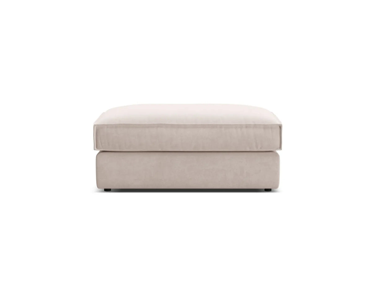 Pola Pouf aus Samt oder Strukturstoff, 103x54 cm von Micadoni – Bild 3