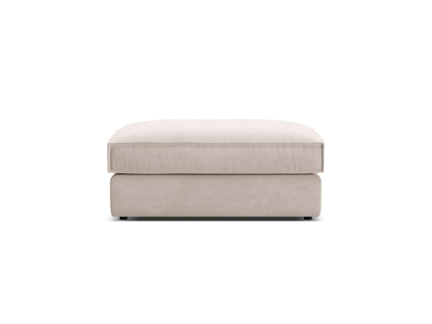 Pola Pouf aus Samt oder Strukturstoff, 103x54 cm von Micadoni – Bild 3