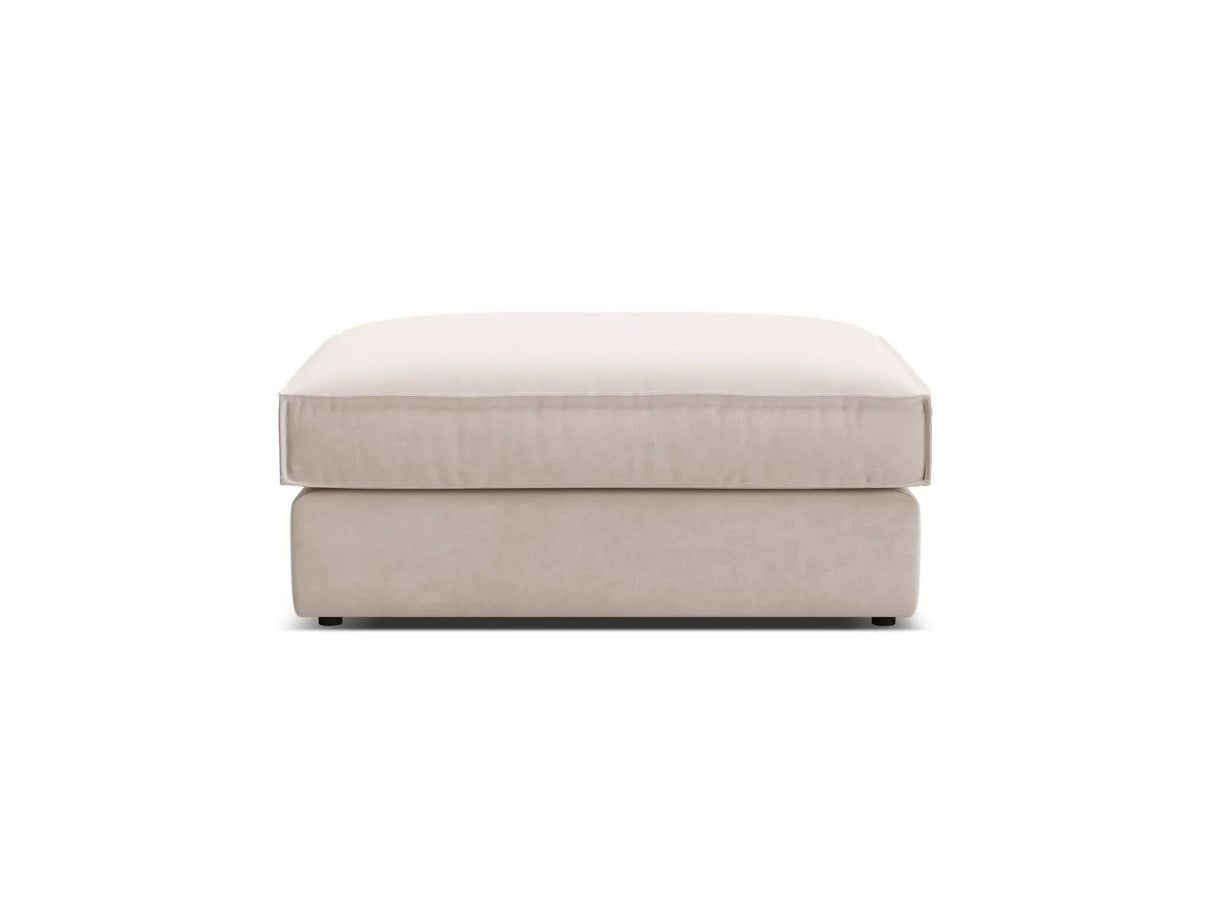 Pola Pouf aus Samt oder Strukturstoff, 103x78 cm von Micadoni – Bild 3