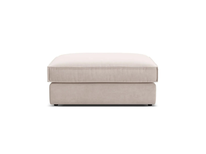 Pola Pouf aus Samt oder Strukturstoff, 103x78 cm von Micadoni – Bild 3