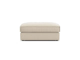 Pola Pouf aus Strukturierter Stoff in Beige (BABEL TOFFEE), 103x54 cm von Micadoni – Bild 3