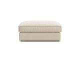 Pola Pouf aus Strukturierter Stoff in Beige (BABEL TOFFEE), 103x78 cm von Micadoni – Bild 3