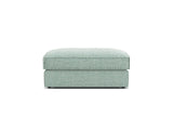 Pola Pouf aus Strukturierter Stoff in Minze (BABEL SAFIRA), 103x54 cm von Micadoni – Bild 3