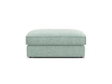 Pola Pouf aus Strukturierter Stoff in Minze (BABEL SAFIRA), 103x78 cm von Micadoni – Bild 3
