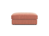 Pola Pouf aus Strukturierter Stoff in Red (BABEL RED), 103x78 cm von Micadoni – Bild 3
