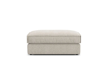 Pola Pouf aus Strukturierter Stoff in Sand (BABEL SAND), 103x54 cm von Micadoni – Bild 3