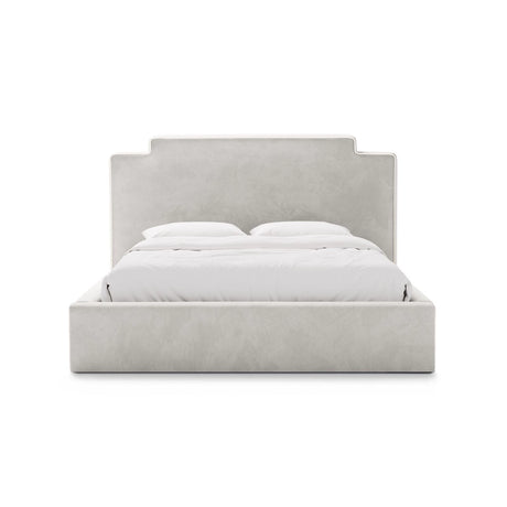Princess Bett mit Kopfteil und Stauraum aus Samt, 140x200 cm von Micadoni – Bild 3