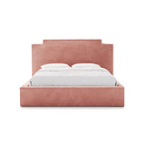Princess Bett mit Kopfteil und Stauraum aus Samt in Elfenbein / Pink (Magic Velvet 2256,Magic Velvet 2257), 160x200 cm von Micadoni – Bild 3
