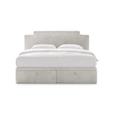 Princess Boxspringbett mit Kopfteil und Stauraum aus Samt, 160x200 cm von Micadoni – Bild 3