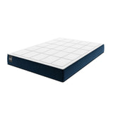 Sidi Matratze mit Taschenfederkern aus Strukturierter Stoff in Weiß und blau, 200x160 cm von Micadoni – Produktbild 1