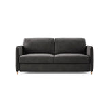 Simo 3-Sitzer Sofa mit Schlaffunktion, ausklappbar, aus Samt oder Strukturstoff, 184x102 cm - ZEN ZONE Furniture