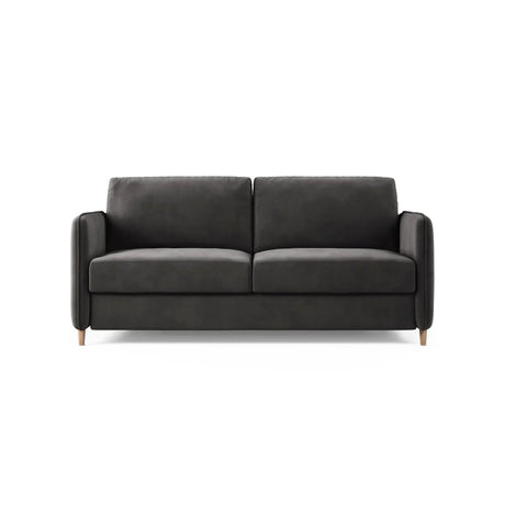 Simo 3-Sitzer Sofa mit Schlaffunktion, ausklappbar, aus Samt oder Strukturstoff, 184x102 cm - ZEN ZONE Furniture