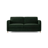 Simo 3-Sitzer Sofa mit Schlaffunktion, ausklappbar, aus Samt oder Strukturstoff, 184x102 cm - ZEN ZONE Furniture