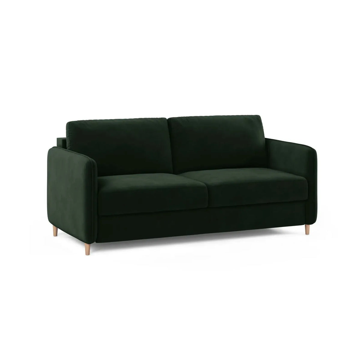 Simo 3-Sitzer Sofa mit Schlaffunktion, ausklappbar, aus Samt oder Strukturstoff, 184x102 cm - ZEN ZONE Furniture