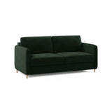 Simo 3-Sitzer Sofa mit Schlaffunktion, ausklappbar, aus Samt oder Strukturstoff, 184x102 cm - ZEN ZONE Furniture