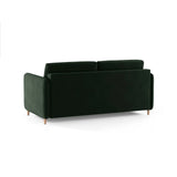 Simo 3-Sitzer Sofa mit Schlaffunktion, ausklappbar, aus Samt oder Strukturstoff, 184x102 cm - ZEN ZONE Furniture