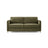 Simo 3-Sitzer Sofa mit Schlaffunktion, ausklappbar, aus Samt oder Strukturstoff, 184x102 cm - ZEN ZONE Furniture