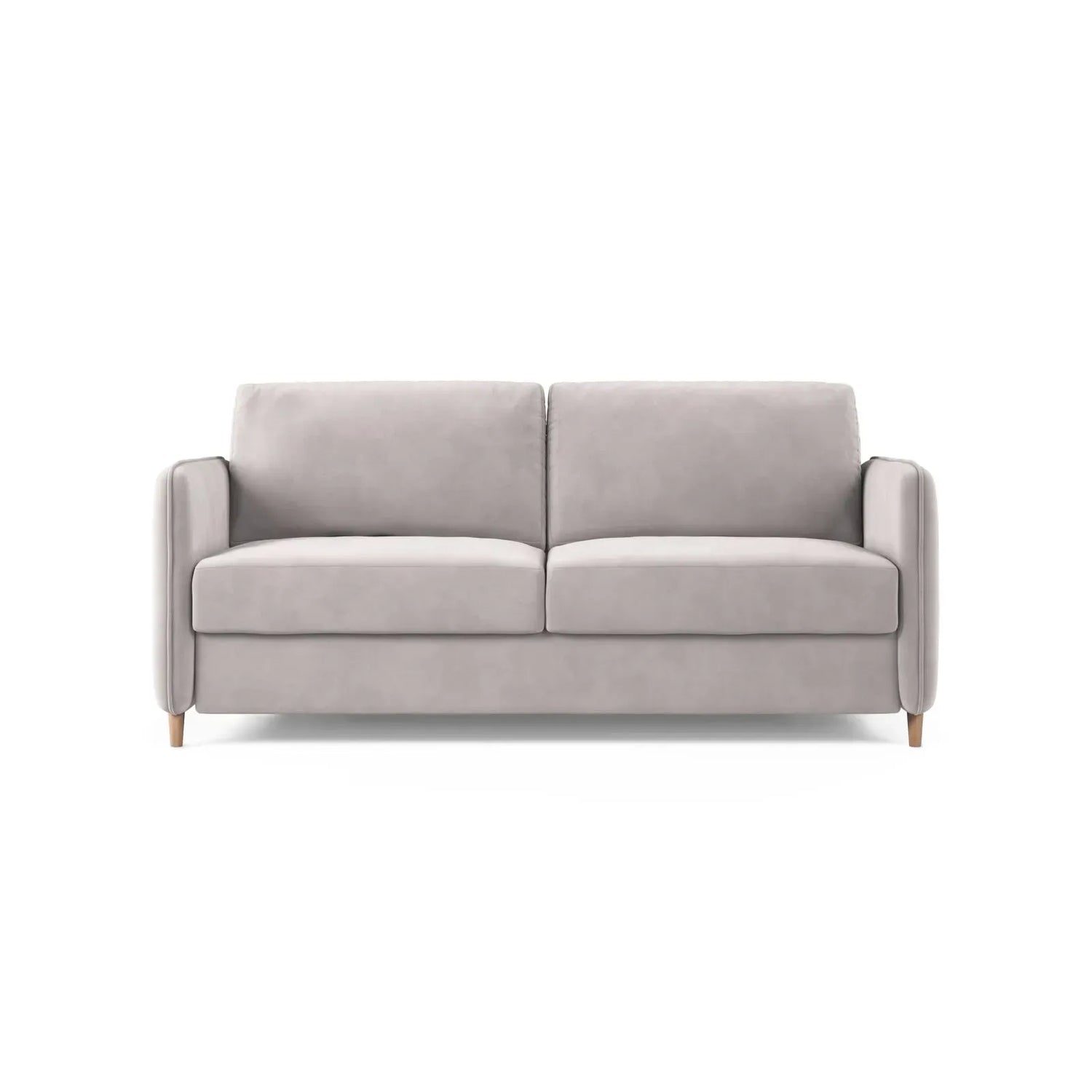 Simo 3-Sitzer Sofa mit Schlaffunktion, ausklappbar, aus Samt oder Strukturstoff, 184x102 cm - ZEN ZONE Furniture