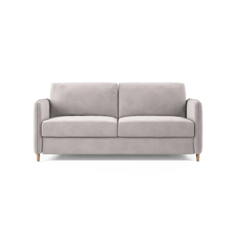 Simo 3-Sitzer Sofa mit Schlaffunktion, ausklappbar, aus Samt oder Strukturstoff, 184x102 cm - ZEN ZONE Furniture