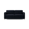 Simo 3-Sitzer Sofa mit Schlaffunktion, ausklappbar, aus Samt oder Strukturstoff, 184x102 cm - ZEN ZONE Furniture