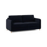 Simo 3-Sitzer Sofa mit Schlaffunktion, ausklappbar, aus Samt oder Strukturstoff, 184x102 cm - ZEN ZONE Furniture