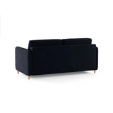 Simo 3-Sitzer Sofa mit Schlaffunktion, ausklappbar, aus Samt oder Strukturstoff, 184x102 cm - ZEN ZONE Furniture