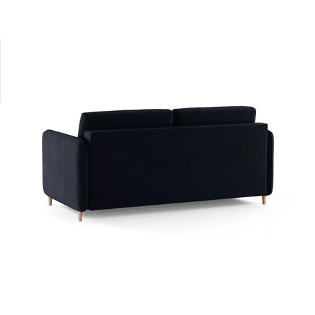 Simo 3-Sitzer Sofa mit Schlaffunktion, ausklappbar, aus Samt oder Strukturstoff, 184x102 cm - ZEN ZONE Furniture