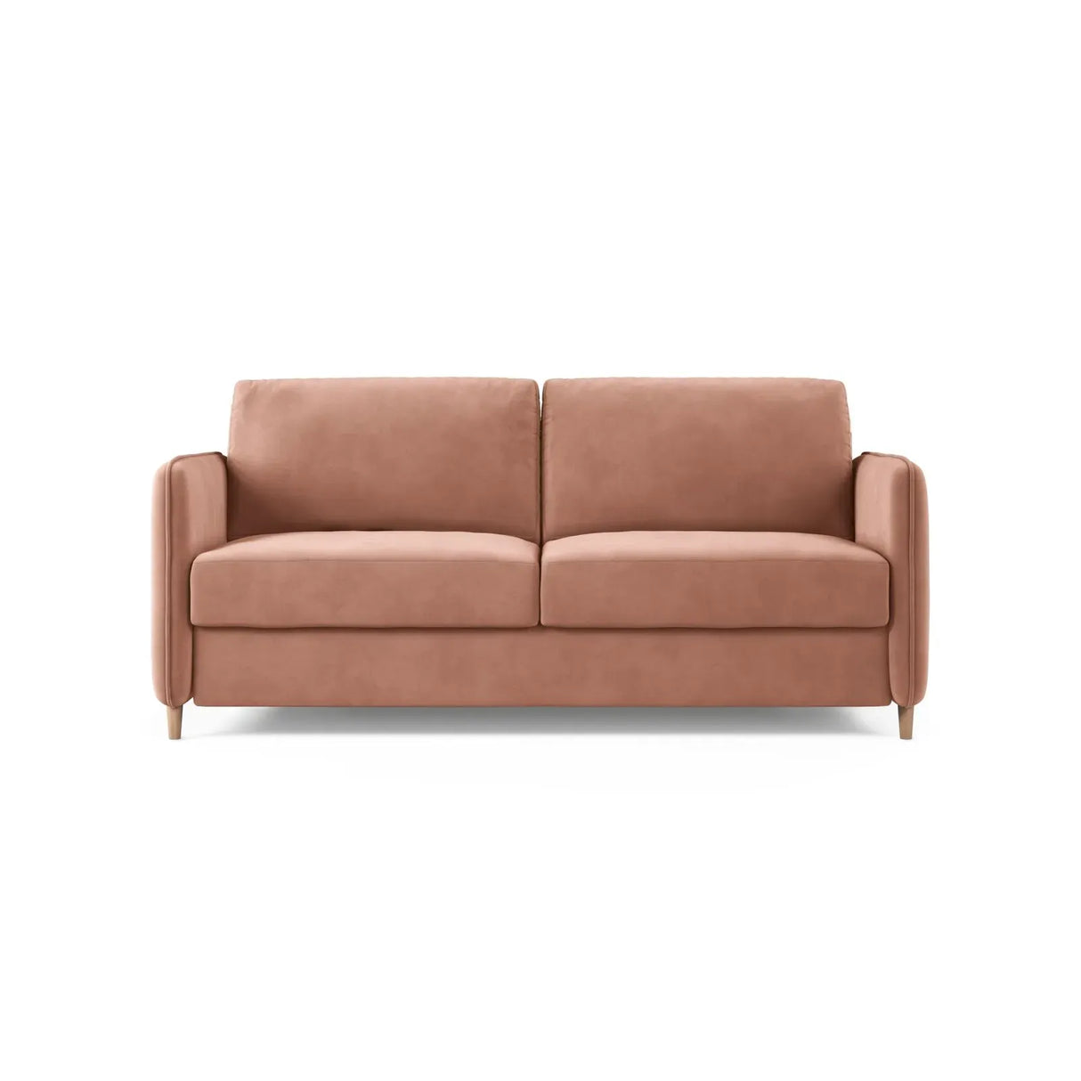 Simo 3-Sitzer Sofa mit Schlaffunktion, ausklappbar, aus Samt oder Strukturstoff, 184x102 cm - ZEN ZONE Furniture