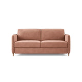 Simo 3-Sitzer Sofa mit Schlaffunktion, ausklappbar, aus Samt oder Strukturstoff, 184x102 cm - ZEN ZONE Furniture