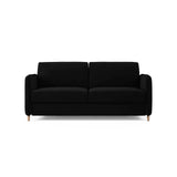Simo 3-Sitzer Sofa mit Schlaffunktion, ausklappbar, aus Samt oder Strukturstoff, 184x102 cm - ZEN ZONE Furniture