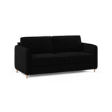 Simo 3-Sitzer Sofa mit Schlaffunktion, ausklappbar, aus Samt oder Strukturstoff, 184x102 cm - ZEN ZONE Furniture
