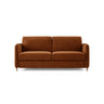Simo 3-Sitzer Sofa mit Schlaffunktion, ausklappbar, aus Samt oder Strukturstoff, 184x102 cm - ZEN ZONE Furniture
