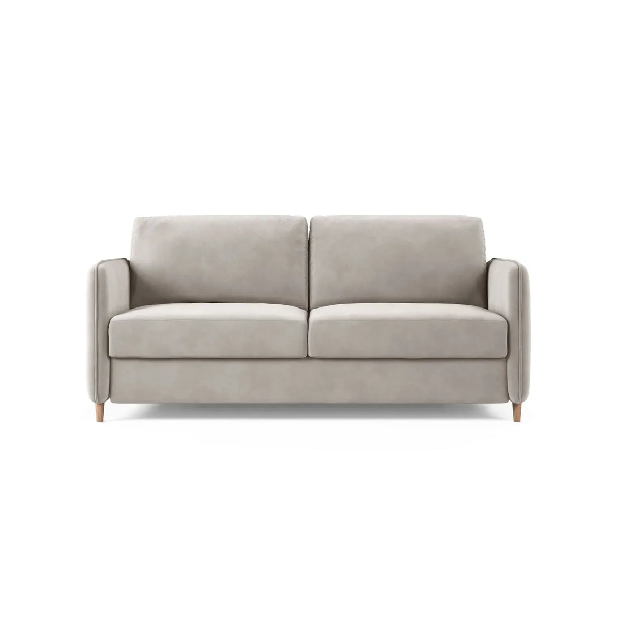 Simo 3-Sitzer Sofa mit Schlaffunktion, ausklappbar, aus Samt oder Strukturstoff, 184x102 cm - ZEN ZONE Furniture