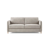 Simo 3-Sitzer Sofa mit Schlaffunktion, ausklappbar, aus Samt oder Strukturstoff, 184x102 cm - ZEN ZONE Furniture