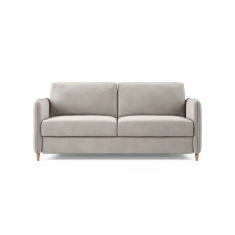 Simo 3-Sitzer Sofa mit Schlaffunktion, ausklappbar, aus Samt oder Strukturstoff, 184x102 cm - ZEN ZONE Furniture