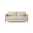 Simo 3-Sitzer Sofa mit Schlaffunktion, ausklappbar, aus Samt oder Strukturstoff, 184x102 cm - ZEN ZONE Furniture