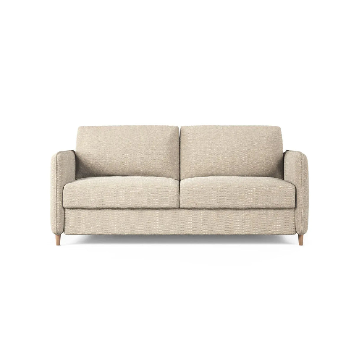 Simo 3-Sitzer Sofa mit Schlaffunktion, ausklappbar, aus Samt oder Strukturstoff, 184x102 cm - ZEN ZONE Furniture