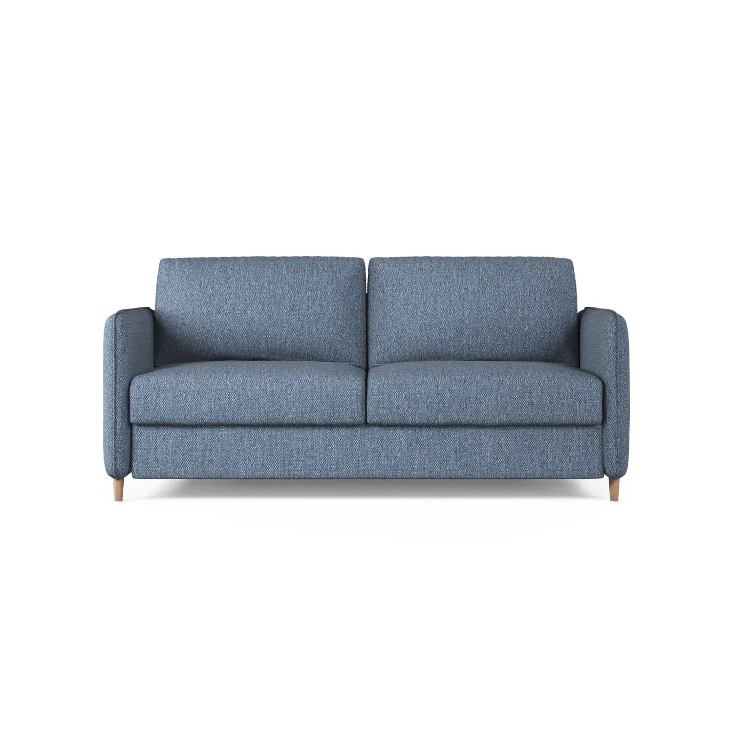 Simo 3-Sitzer Sofa mit Schlaffunktion, ausklappbar, aus Samt oder Strukturstoff, 184x102 cm - ZEN ZONE Furniture
