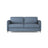 Simo 3-Sitzer Sofa mit Schlaffunktion, ausklappbar, aus Samt oder Strukturstoff, 184x102 cm - ZEN ZONE Furniture