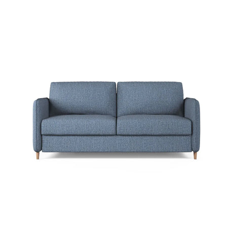 Simo 3-Sitzer Sofa mit Schlaffunktion, ausklappbar, aus Samt oder Strukturstoff, 184x102 cm - ZEN ZONE Furniture