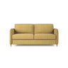 Simo 3-Sitzer Sofa mit Schlaffunktion, ausklappbar, aus Samt oder Strukturstoff, 184x102 cm - ZEN ZONE Furniture