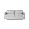Simo 3-Sitzer Sofa mit Schlaffunktion, ausklappbar, aus Samt oder Strukturstoff, 184x102 cm - ZEN ZONE Furniture