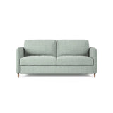 Simo 3-Sitzer Sofa mit Schlaffunktion, ausklappbar, aus Samt oder Strukturstoff, 184x102 cm - ZEN ZONE Furniture