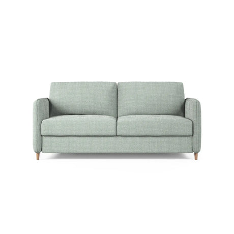 Simo 3-Sitzer Sofa mit Schlaffunktion, ausklappbar, aus Samt oder Strukturstoff, 184x102 cm - ZEN ZONE Furniture