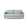 Simo 3-Sitzer Sofa mit Schlaffunktion, ausklappbar, aus Samt oder Strukturstoff, 184x102 cm - ZEN ZONE Furniture