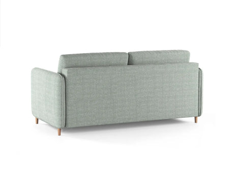 Simo 3-Sitzer Sofa mit Schlaffunktion, ausklappbar, aus Strukturierter Stoff in Minze (BABEL SAFIRA), 184x102 cm von Micadoni – Bild 5