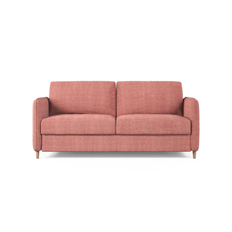Simo 3-Sitzer Sofa mit Schlaffunktion, ausklappbar, aus Samt oder Strukturstoff, 184x102 cm - ZEN ZONE Furniture